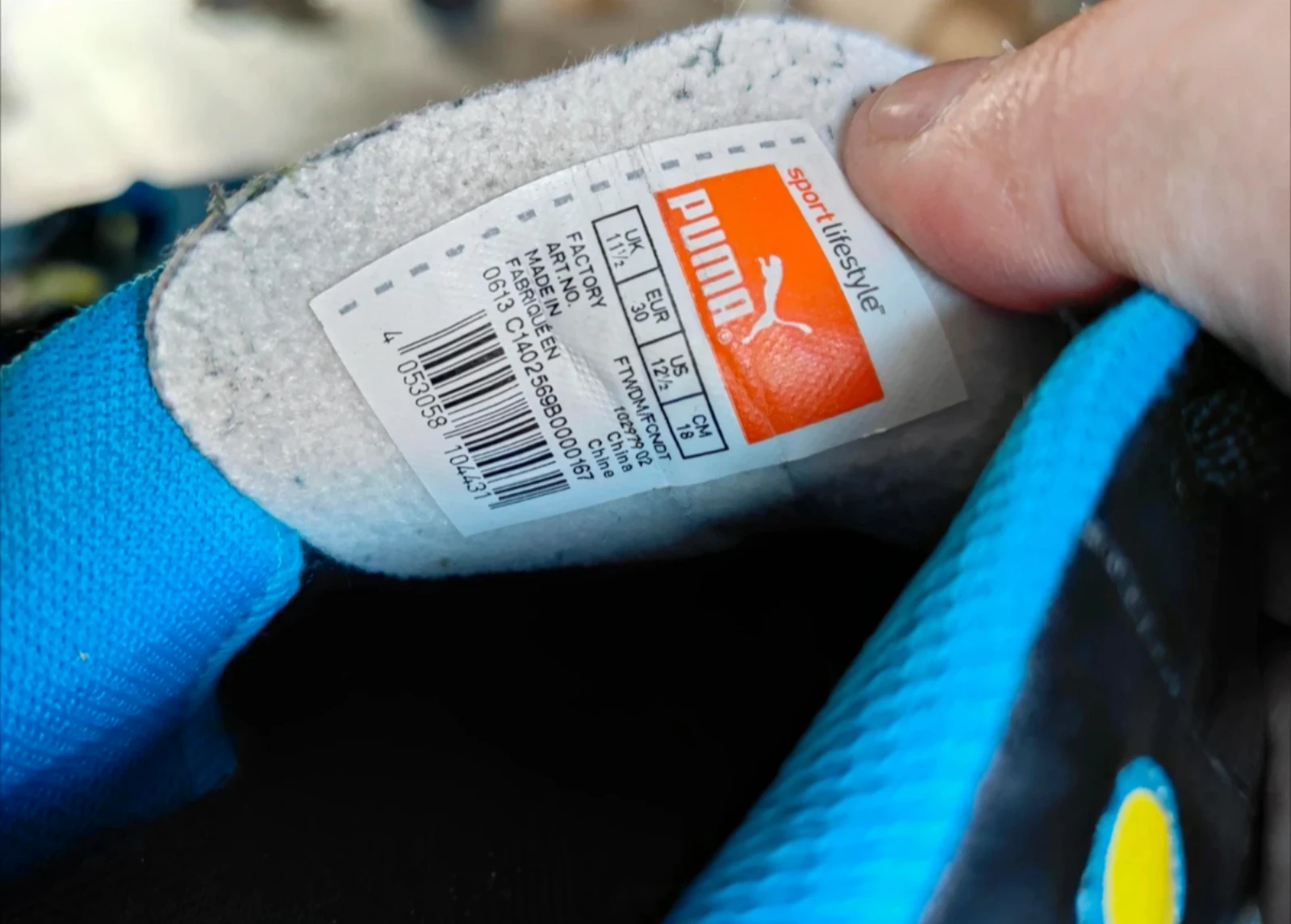 Puma Velize JR children's soccer shoes size 30 – photo 5